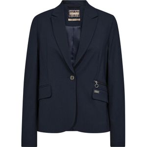 MOS Mosh, Jassen, Dames, Blauw, L, Slim-Fit Blazer Salute Navy