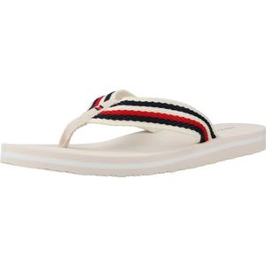 Tommy Hilfiger, Schoenen, Dames, Beige, 38 EU, Comfort Slippers voor Vrouwen