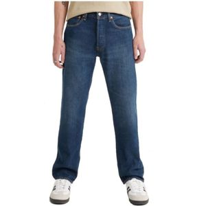Levi's, Klassieke blauwe denim jeans Blauw, Heren, Maat:W31 L32