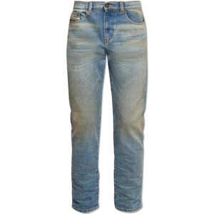 Diesel, 2019 D-Strukt jeans Blauw, Heren, Maat:W32 L32