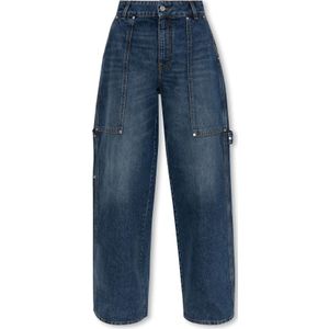 Stella McCartney, Jeans, Dames, Blauw, W26, Jeans with wide legs