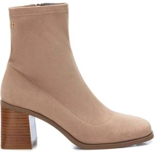 Xti, Schoenen, Dames, Beige, 40 EU, Enkellaarzen