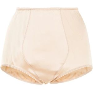 Dolce & Gabbana, Korte broeken, Dames, Beige, M, Elegante Slip Jurk voor Vrouwen