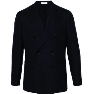 Boglioli, Blazers Blauw, Heren, Maat:M