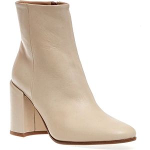 Halmanera, Enkellaarsjes Beige, Dames, Maat:38 1/2 EU