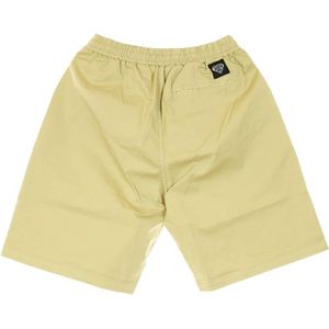 Iuter, Korte broeken, Heren, Beige, XS, Katoen, Beige Jogger Shorts Lichtgewicht Regular Fit