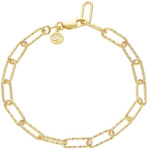 Sif Jakobs Jewellery, Luce Grande Zilveren Armband Geel, Dames, Maat:ONE Size