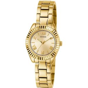 Guess, Accessoires, Dames, Geel, ONE Size, Gouden Mini Luna Dameshorloge