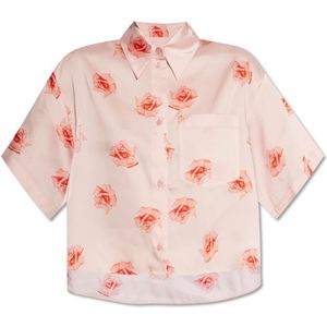 Kenzo, Blouses & Shirts, Dames, Roze, M, Geknipt shirt