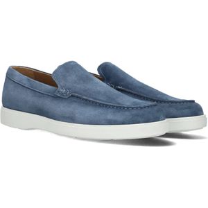 Giorgio, Schoenen, Heren, Blauw, 43 1/2 EU, Blauwe Loafers voor Heren