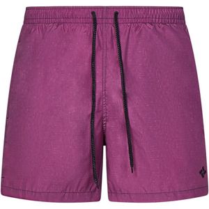 Drumohr, Fuchsia Zwembroek met Logo Paars, Heren, Maat:XL