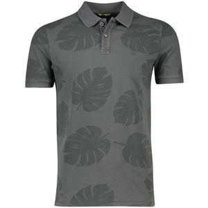 Camel Active, Grijze Polo Shirt met Print Grijs, Heren, Maat:M