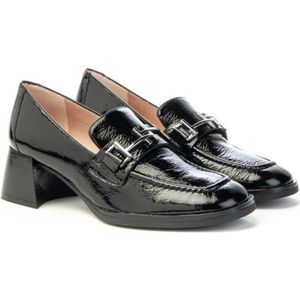 Hispanitas, Schoenen, Dames, Zwart, 38 EU, Klassieke Loafer met Gesp voor Dames