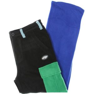 Ripndip, Broeken, Heren, Veelkleurig, S, Polyester, Kleur Blok Fleece Cargo Broek