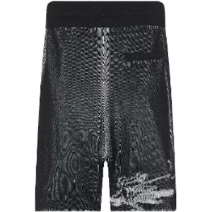 Y-3, Korte broeken, Heren, Zwart, S, Wol, Sportieve Zwarte Shorts