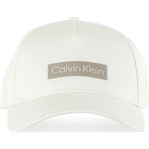Calvin Klein, Accessoires, Heren, Beige, ONE Size, Katoen, Katoenen Logo Print Pet