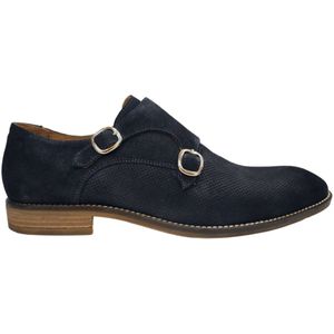 Copenhagen Shoes, Blauwe Schoenen met Slimme Details voor Mannen Blauw, Heren, Maat:40 EU