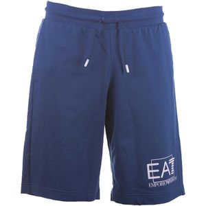 Emporio Armani Ea7, Korte Broek Emporio Armani Bermuda Blauw, Heren, Maat:XL