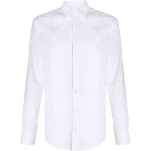 Dolce & Gabbana, Overhemden, Heren, Wit, L, Dolce & Gabbana classic tuxedo shirt