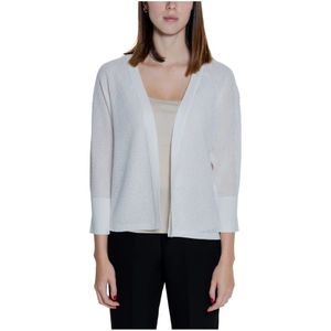 Street One, Truien, Dames, Wit, XS, Dames Cardigan Lente/Zomer Collectie