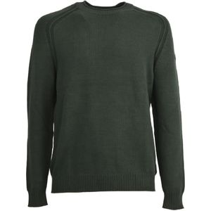 Rrd, Groene Wollen Trui met Raglanmouw Groen, Heren, Maat:2XL