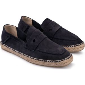 Espadrilles, Schoenen, Heren, Blauw, 41 EU, Blauwe Platte Schoenen