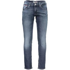 Tommy Hilfiger, Jeans, Heren, Zwart, W38 L32, Katoen, Zwarte katoenen jeans