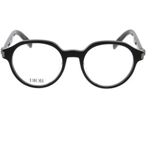 Dior, Stijlvolle Zonnebril Zwart, unisex, Maat:ONE Size