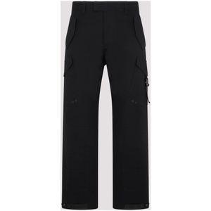 Dior, Broeken, Heren, Zwart, L, Katoen, Zwarte Utility Broek Aw 23