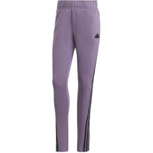 Adidas, Broeken, Dames, Paars, L, Future Icons 3 Strepen Skin Lange broek