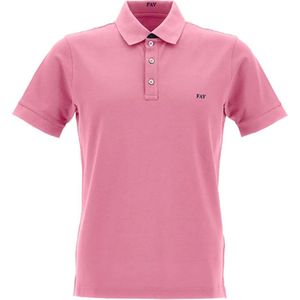 Fay, Tops, Heren, Roze, S, Katoen, T-shirts en Polos Roze