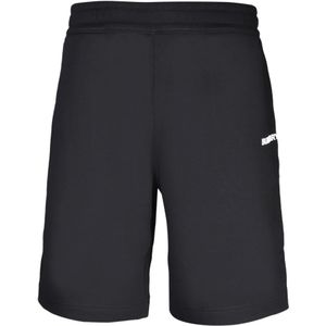 Burberry, Korte broeken, Heren, Zwart, S, Katoen, Contrasterende Logo Katoenen Shorts