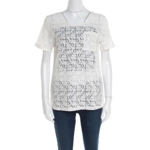 Marc Jacobs Pre-owned, Pre-owned, Dames, Wit, M, Katoen, Pre-owned Cotton tops