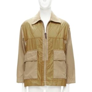 Burberry Vintage, Pre-owned, Dames, Bruin, M, Polyester, Pre-owned Polyester outerwear