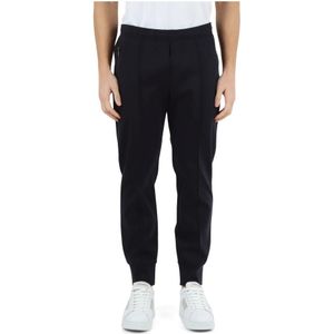 Emporio Armani, Broeken, Heren, Blauw, 3Xl, Katoen, Essential Sportieve Katoenen Broek