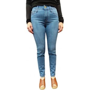 Jacob Cohën, Jeans, Dames, Blauw, W30, Denim, Slim Fit Lichtblauw Hart Jacron Jeans