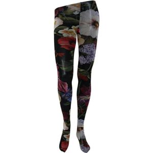 Dolce & Gabbana, Ondergoed, Dames, Veelkleurig, M, Nylon, Bloemenprint Kousen