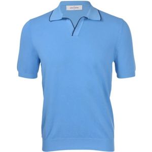 Gran Sasso, Tops, Heren, Blauw, 3Xl, Katoen, Polo Shirts