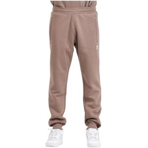 Adidas Originals, Broeken, Heren, Bruin, L, Katoen, Bruine Trefoil Essentials Broek