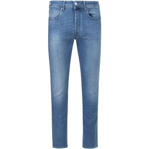 Incotex, Jeans, Heren, Blauw, W40, Katoen, Slim-fit Jeans