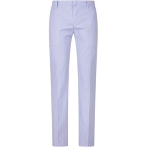 Dondup, Slim-Fit Chino Broek Paars, Heren, Maat:W34