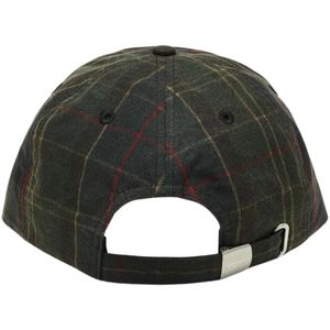 Barbour, Accessoires, unisex, Groen, ONE Size, Katoen, Groene Tartan Baret Hoed