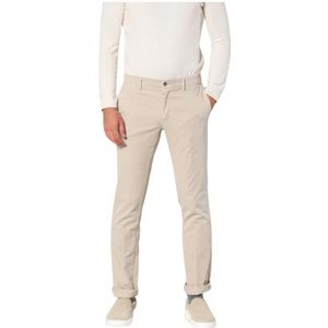 Mason's, New York Modal Katoenen Chino Broek Beige, Heren, Maat:2XL