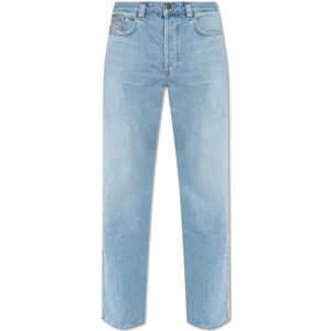 Diesel, Jeans, Heren, Blauw, W34, Katoen, Wijde jeans `2010 D-Macs`