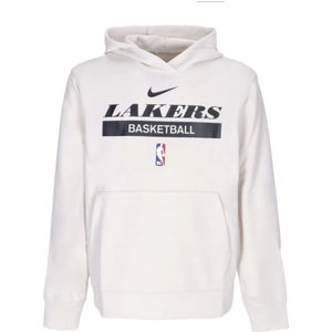 Nike, Sweatshirts & Hoodies, Heren, Grijs, M, Polyester, NBA Lichtgewicht Hoodie Los Angeles Lakers