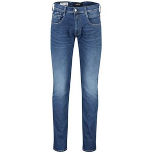 Replay, Jeans, Heren, Blauw, W30 L32, Denim, Blauwe Denim 5-Pocket Broek