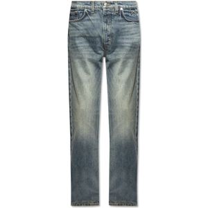 Rhude, Jeans, Heren, Blauw, W29, Jeans met vintage-effect