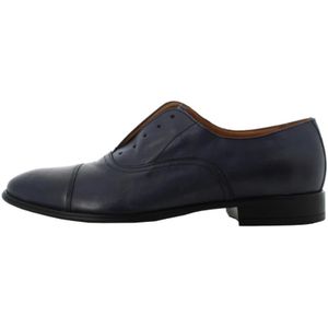 Antica Cuoieria, Schoenen, Heren, Blauw, 41 EU, Leer, Klassieke Leren Schoenen