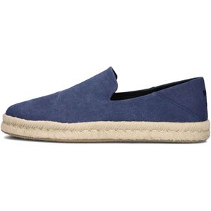 Toms, Schoenen, Heren, Blauw, 46 EU, Jute, Blauwe Espadrilles Santiago Heren