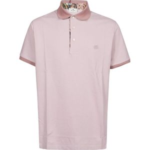 Etro, Polo Shirts Roze, Heren, Maat:XL